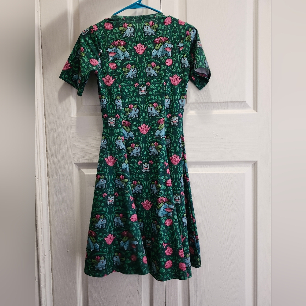 Floral Green Dress